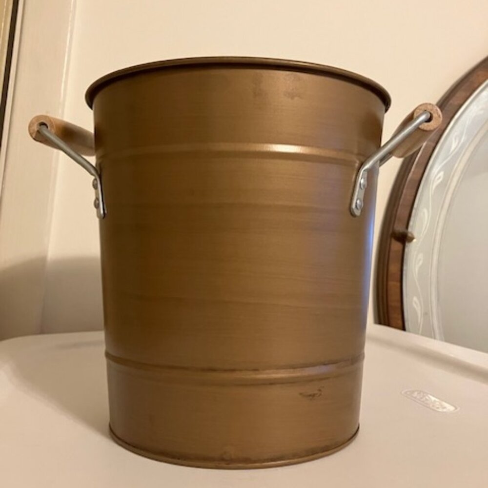 Copper Metal Ice Bucket - Picture 2 of 4